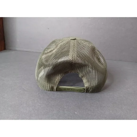 Cabelas Club Baseball Hat Cap Green Adjustable Snapback Mesh Back Green NEW - Picture 3 of 5